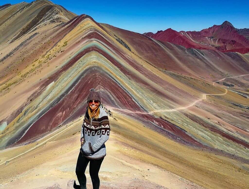 Regenbogen Mountain in Peru